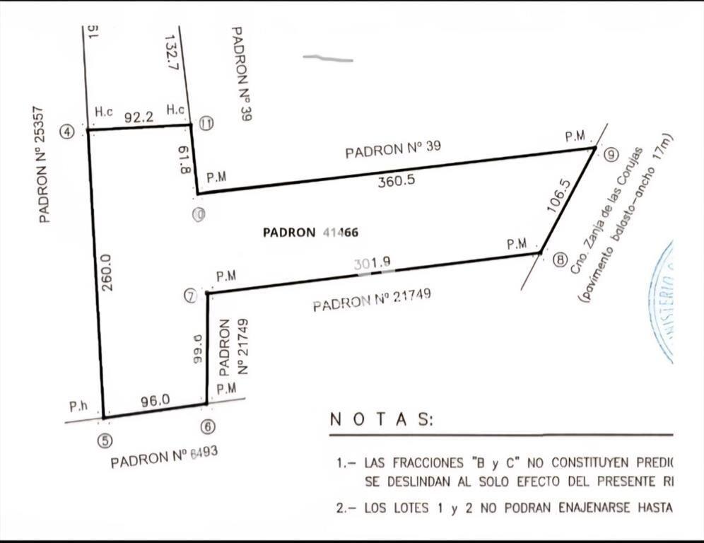 En venta chacra de 2 lotes en Laguna del Sauce,