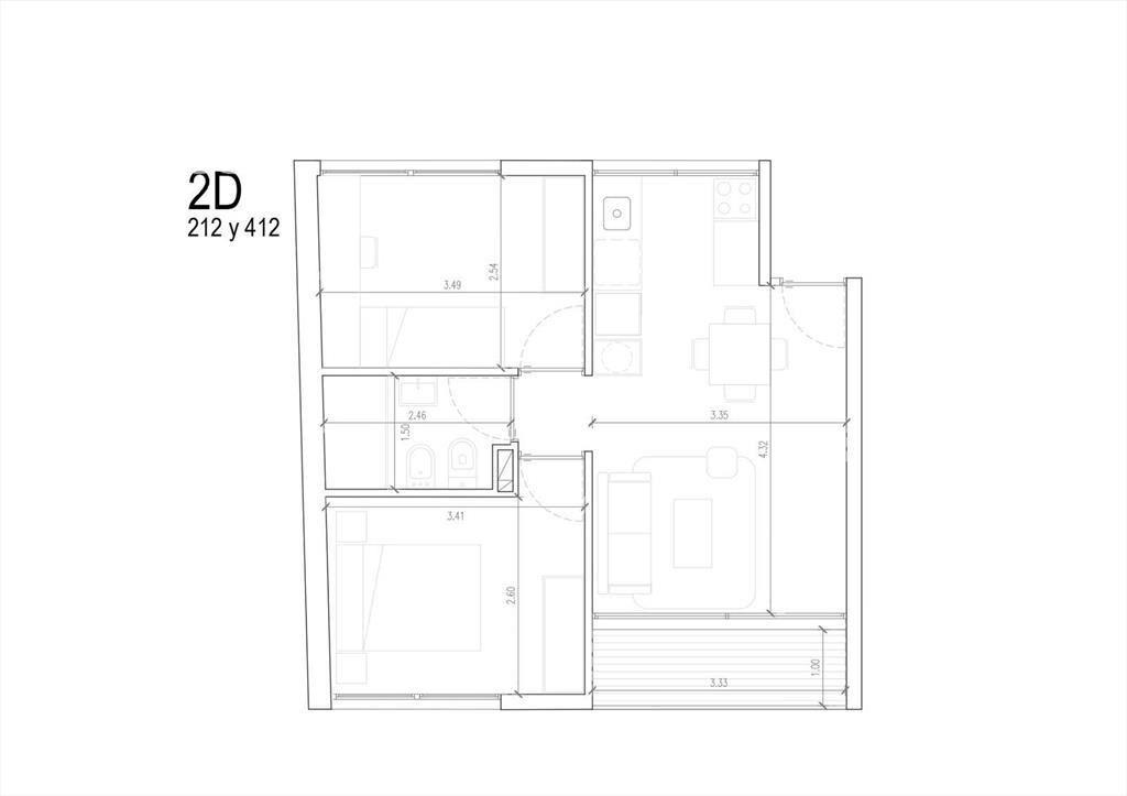 Venta Apartamento de 2 dormitorios en La Blanqueada