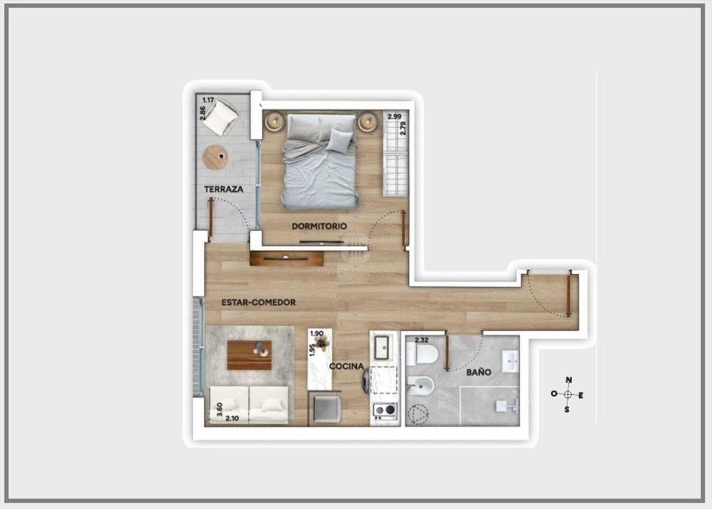 VENTA APARTAMENTO UN DORMITORIO PRADO ESTRENA