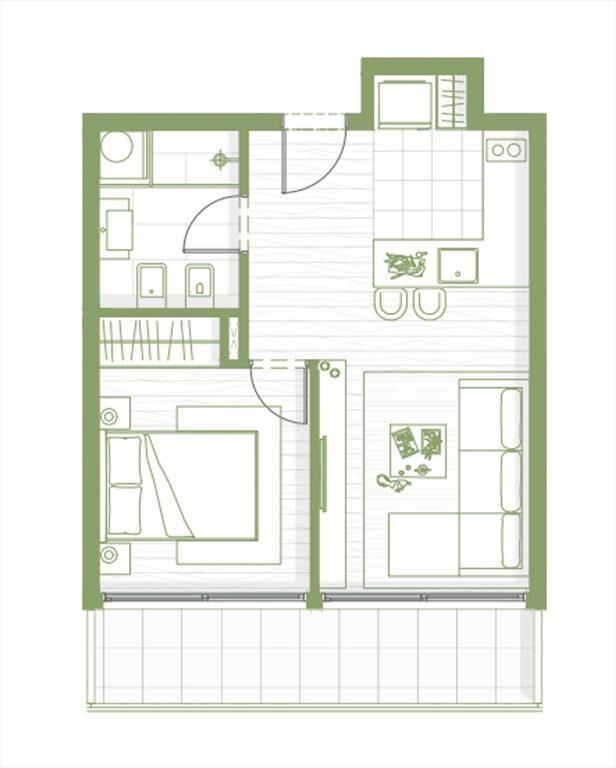 Venta Apartamento 1 Dormitorio en Cordón