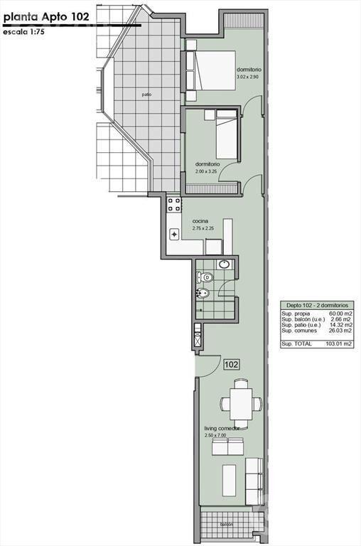 Venta de Apartamento con renta en Centro HORUS ART III