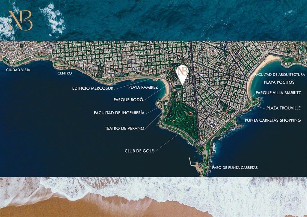 Venta apartamento monoambiente con terraza Parque Rodó New
