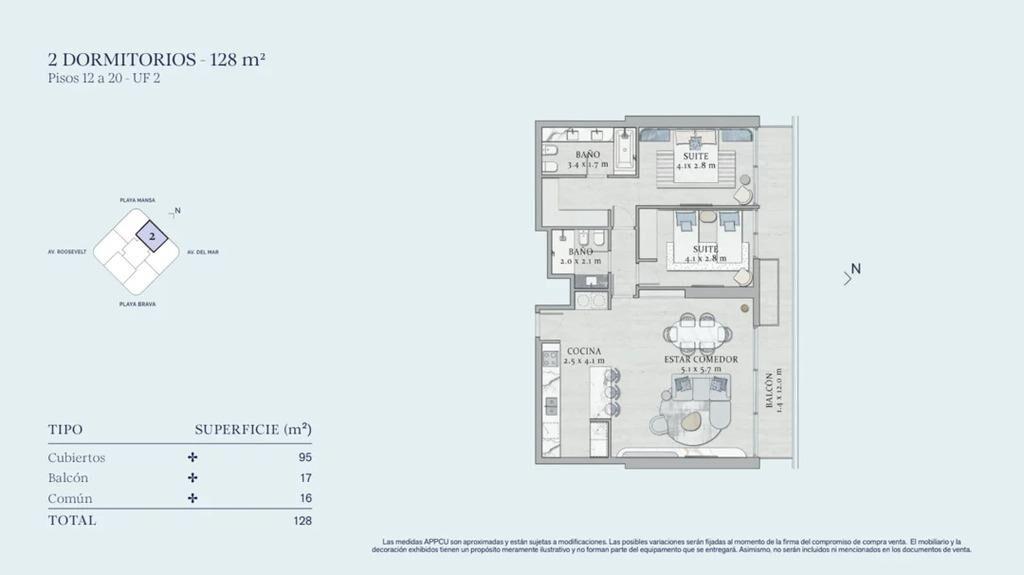 Venta apartamento 2 dormitorios y 2 baños en SLS, Punta del