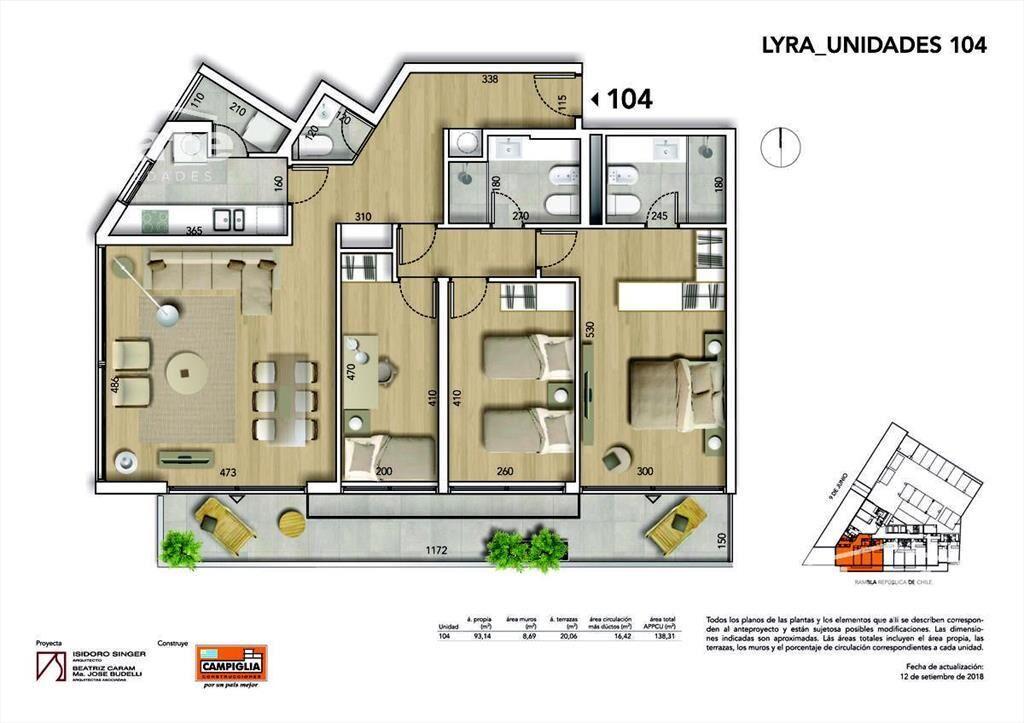 Venta apartamento en Malvín sobre la Rambla, vista al Mar c