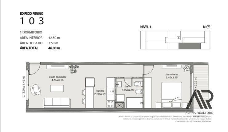Apartamento en venta en Unión