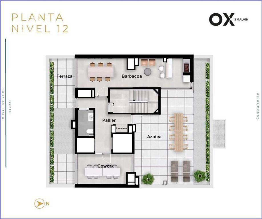 Apartamento de dos dormitorios en venta en Malvín