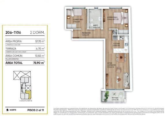 Venta Apartamento - Cordón DELREY PROPIEDADES
