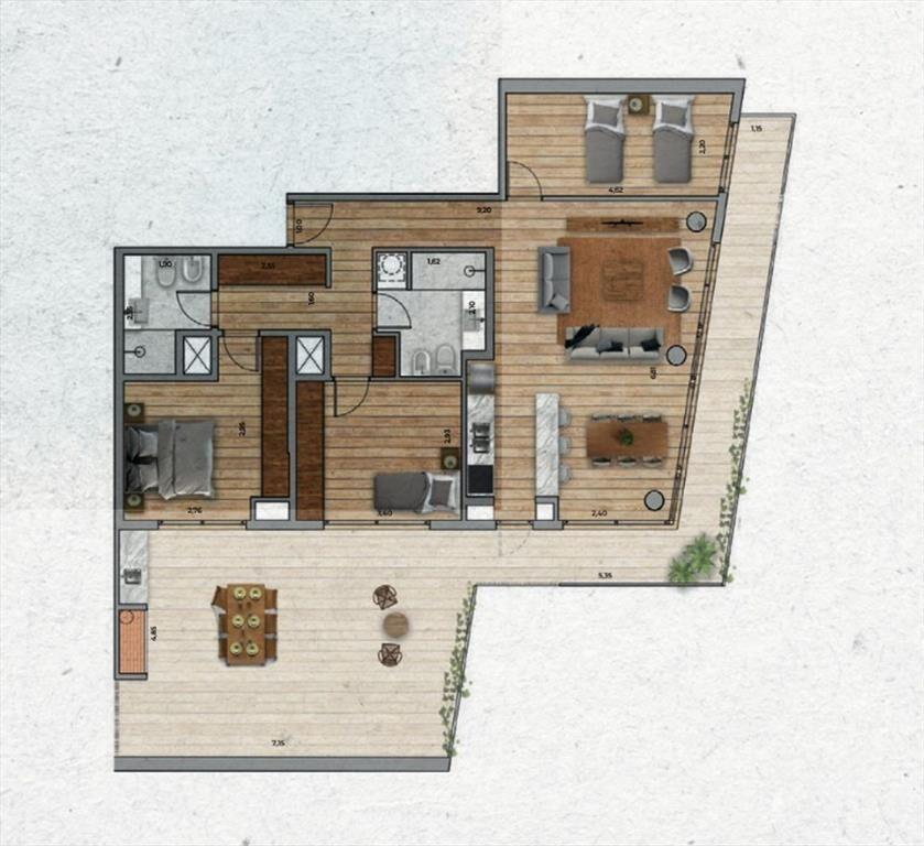 VENTA Apartamento de 3 dormitorios PUNTA CARRETAS