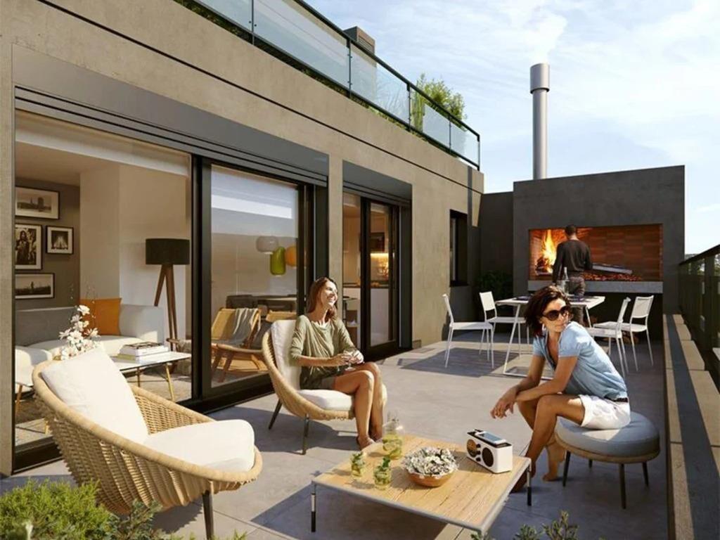 Venta de apartamento de 1 dormitorio al frente con terraza,