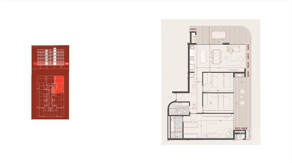 Apartamento de tres dormitorios en venta en Ciudad de la Co