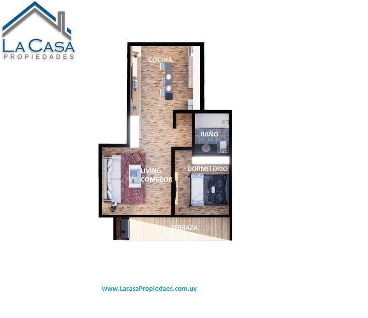 Apartamento a estrenar a la venta en La Blanqueada