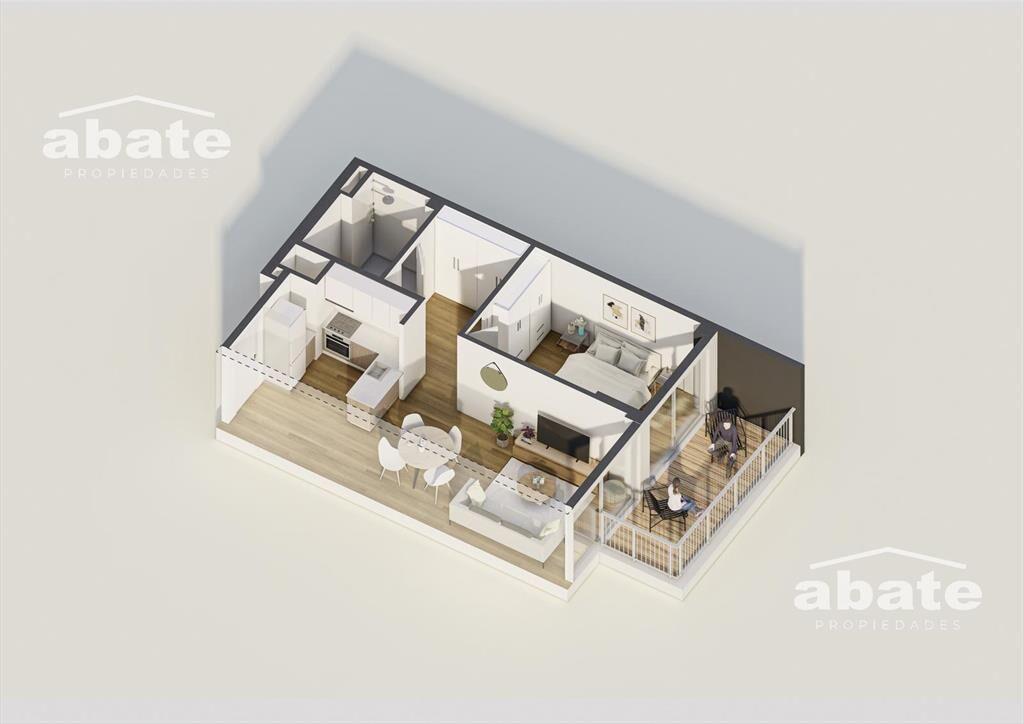 Venta apartamento 1 Dormitorio en Cordón