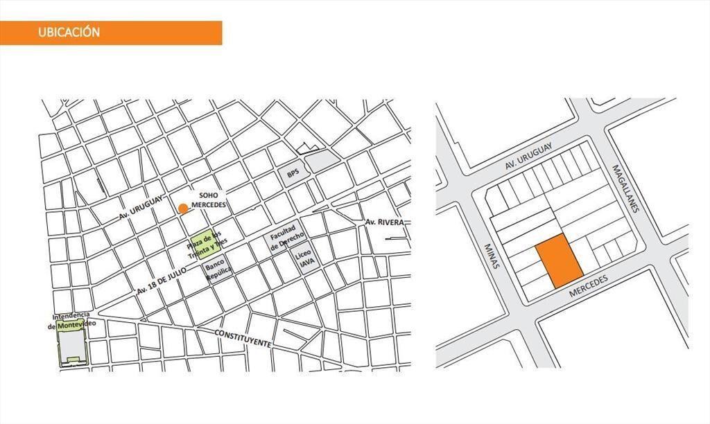 Alquiler apartamento 1 dormitorio en Cordón a estrenar