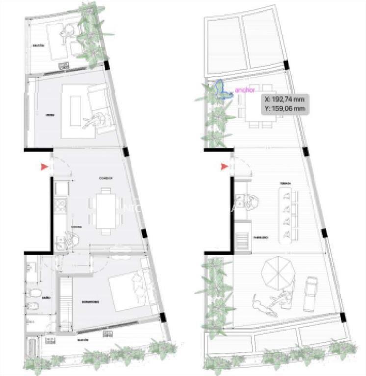 Vende apartamento de 1 dormitorio en  El Tesoro,