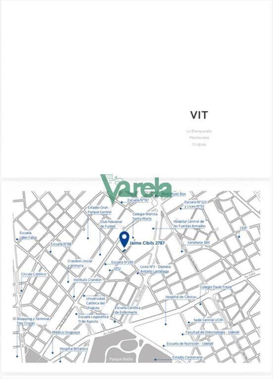 Venta apartamento, La Blanqueada,1 dormitorio, y
