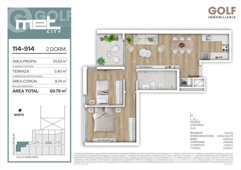 Venta apartamento 1 dormitorio en el Centro