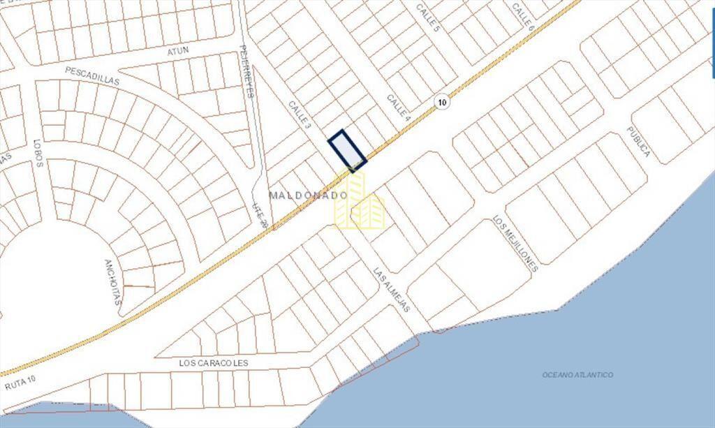 Venta terreno La Barra Punta Piedras vista al mar