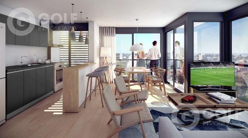Vendo de apartamento de 2 dormitorios con terraza al frente