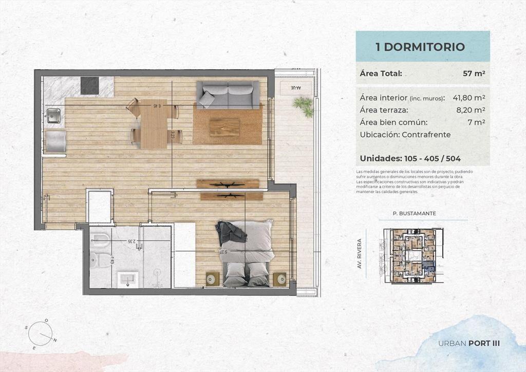 Venta Apartamento 1 Dormitorio en Buceo