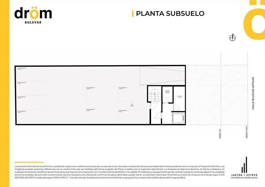 Apartamento 1 dormitorio con terraza A ESTRENAR en Tres Cru