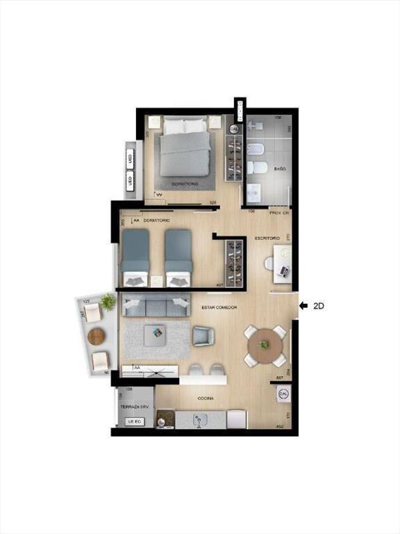 VENTA DE APARTAMENTO DE 2 DORMITORIOS EN AGUADA
