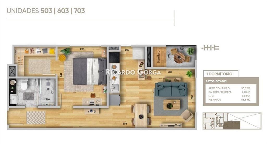 Ley de vivienda promovida  Venta Apartamento 1 dormitori...