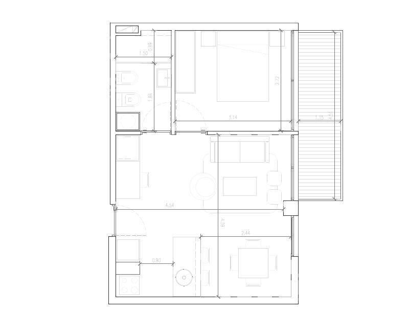 Venta apartamento dos dormitorios en La Blanqueada-606
