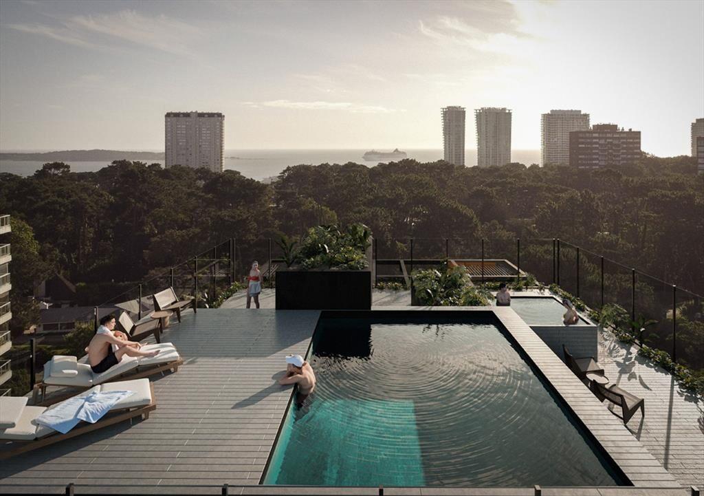 Venta monoambiente Punta del Este en pozo