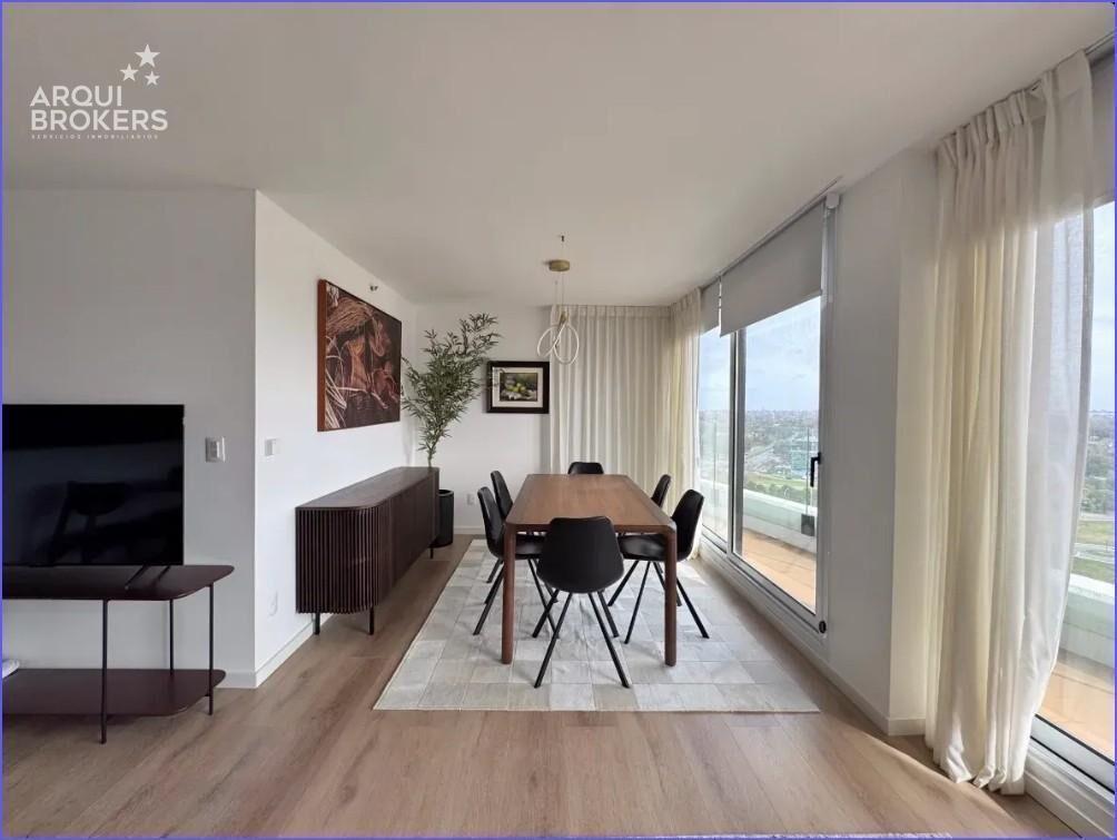 Apartamento 3 dormitorios en alquiler con muebles en Barra