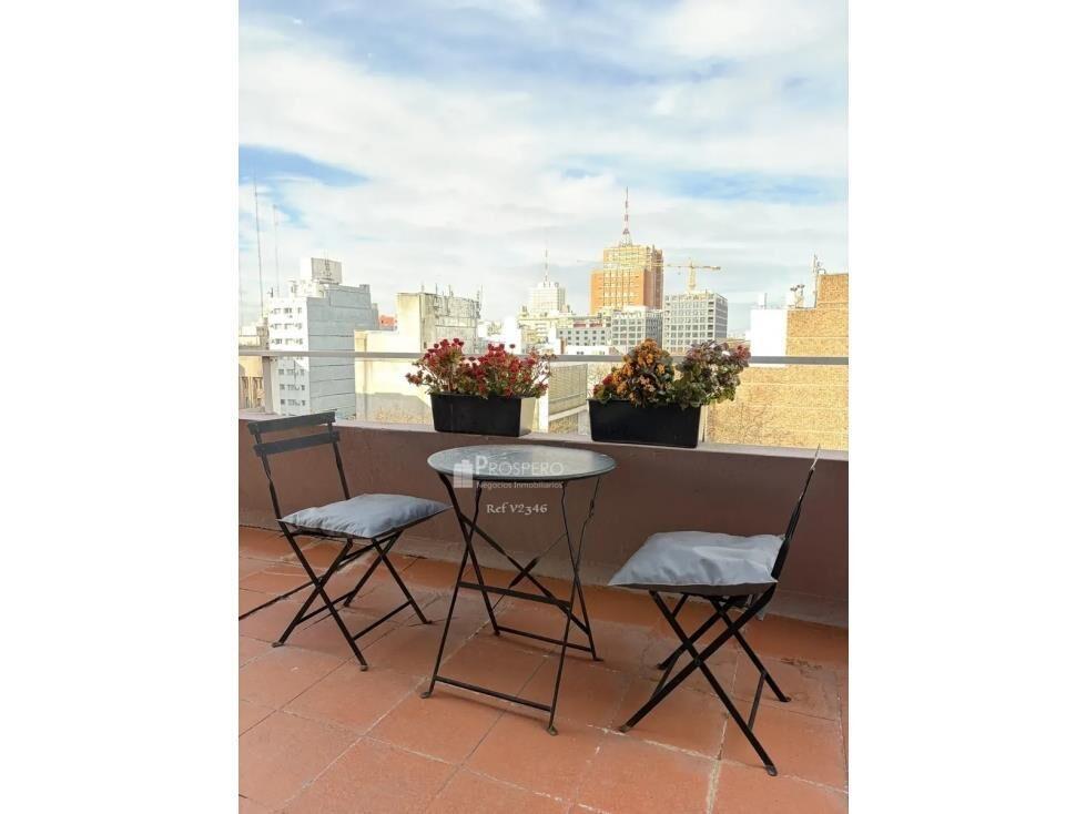va2346 venta apto penthouse 1 dorm centro garaje terraza