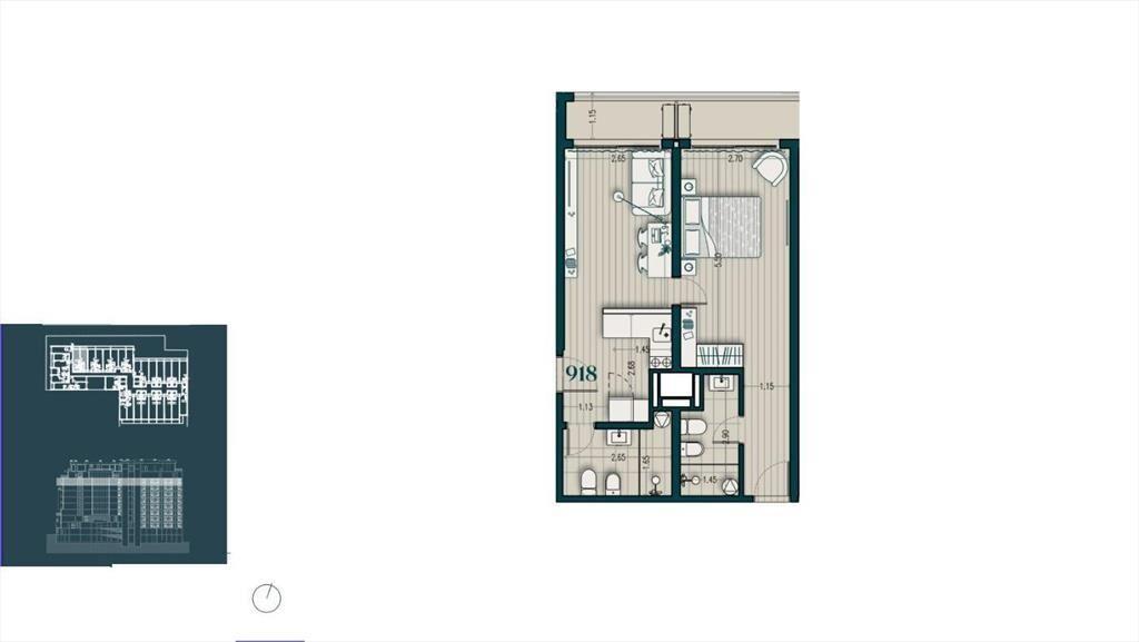 Venta apartamento de un dormitorio en Parque Rodó - 918