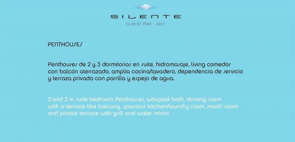 SILENTE IV UNIDAD DE 3 DORMITORIOS