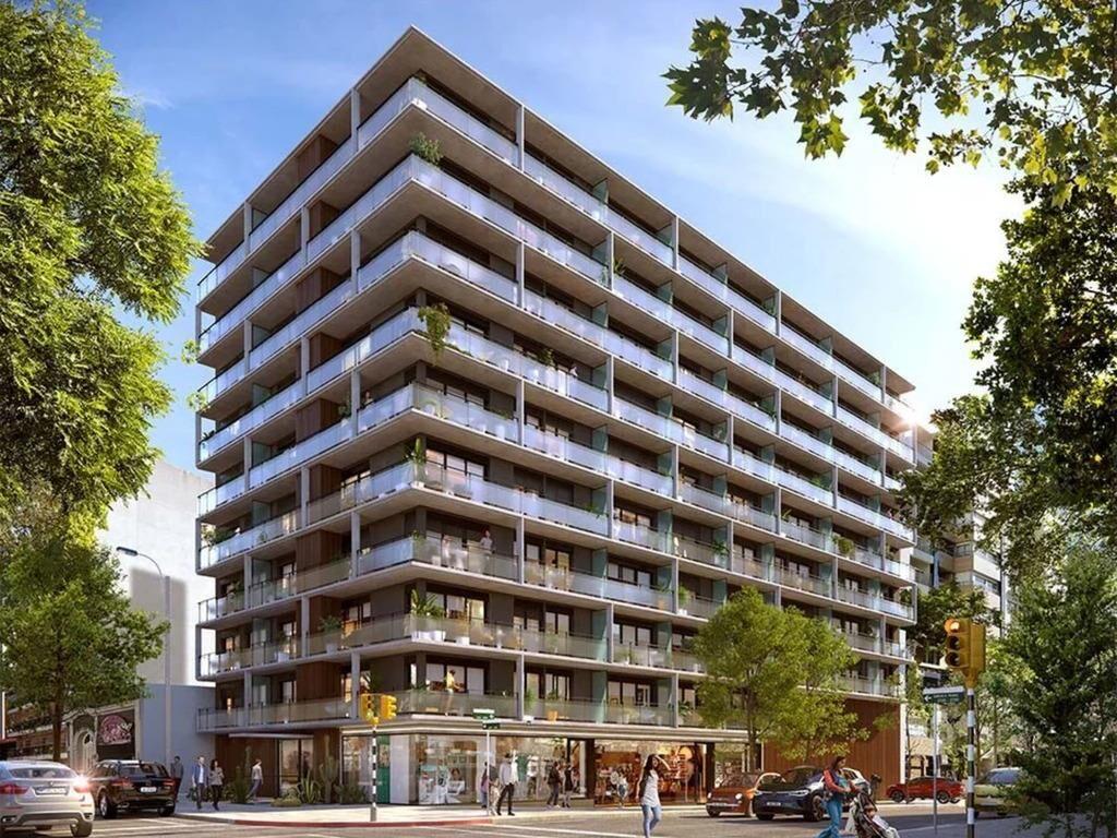 Venta de apartamento de 1 dormitorio al frente con terraza,