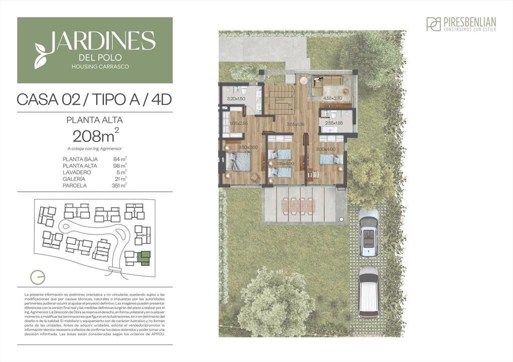 Venta Casa Duplex 4 Dormitorios en Carrasco Norte