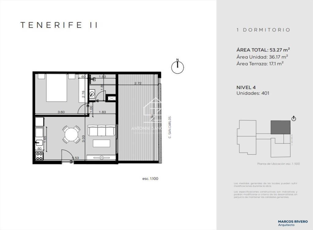 Venta apartamento dos dormitorios Maldonado