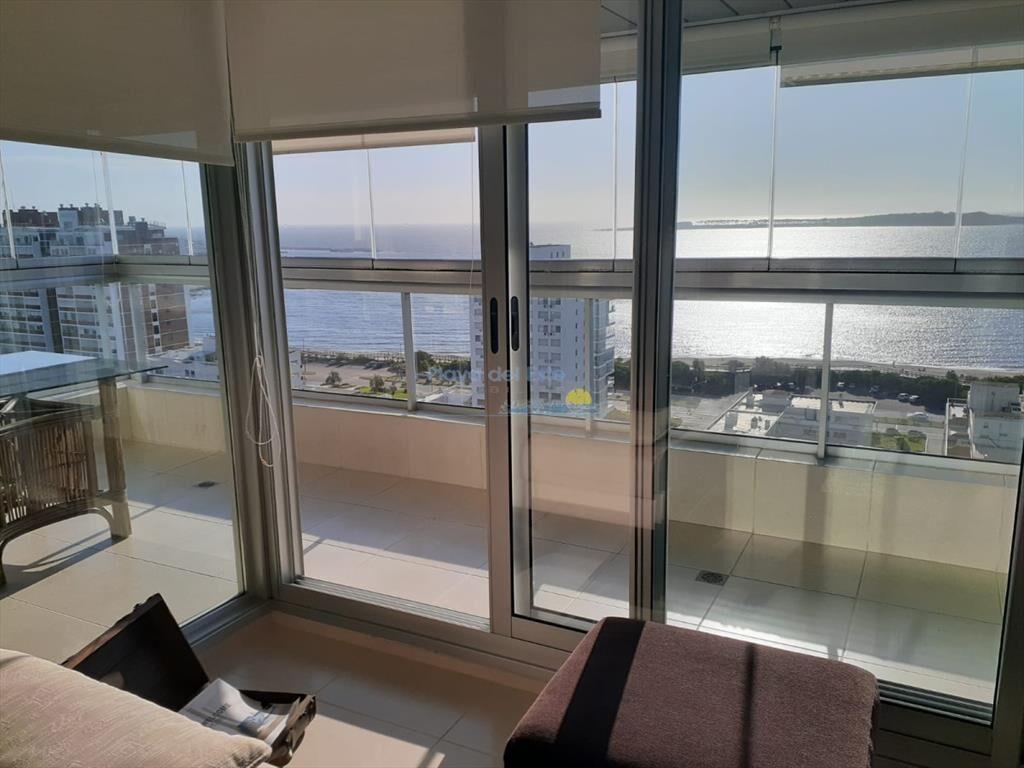 Pent house con vista directa a playa mansa
