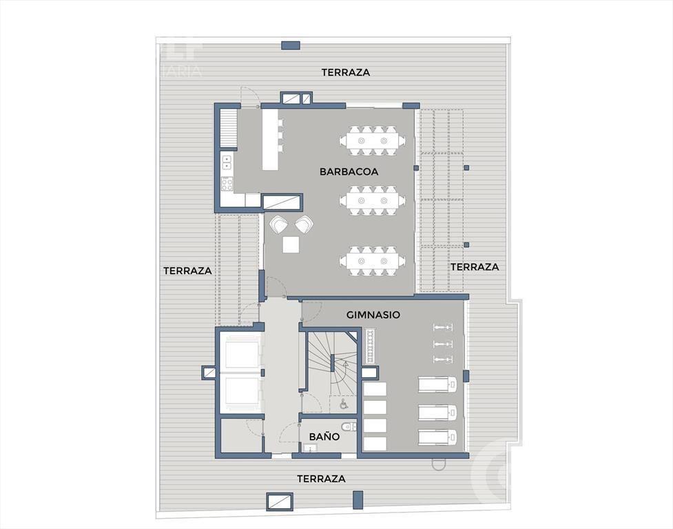 Venta de apartamento de 1 dormitorio en Pocitos