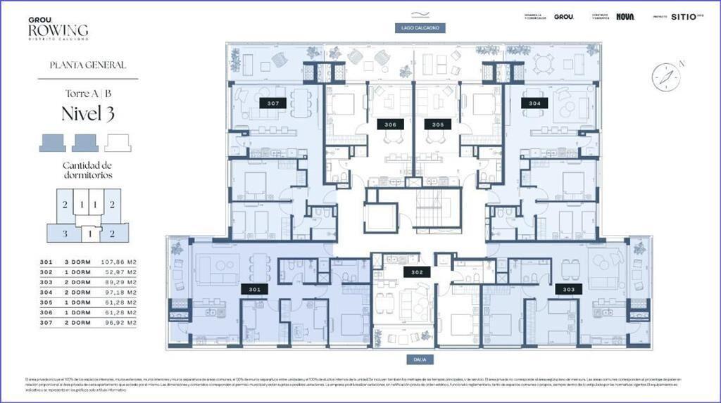 Apartamento de tres dormitorios en venta en Carrasco Este -