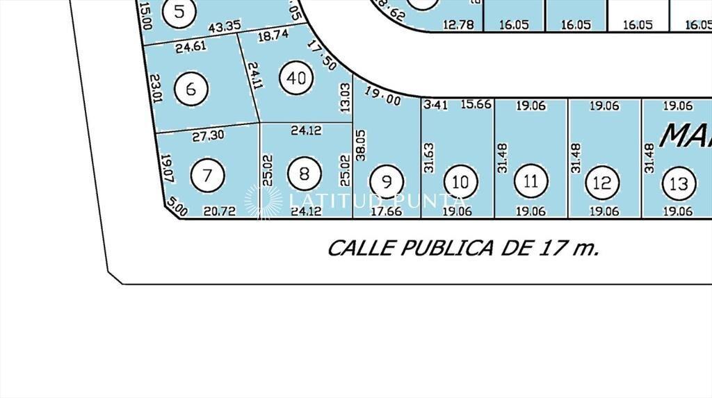 Terreno esquinero financiado en Parque Burnett