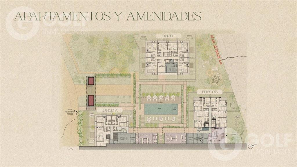 Venta apartamento dos dormitorios con terraza en La Barra,