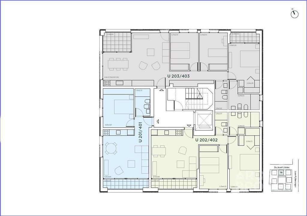 Apartamento de dos dormitorios en venta en Carrasco Norte