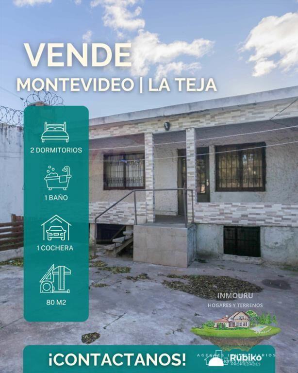 Venta de casa de 2 dormitorios en La Teja Apta para ANV