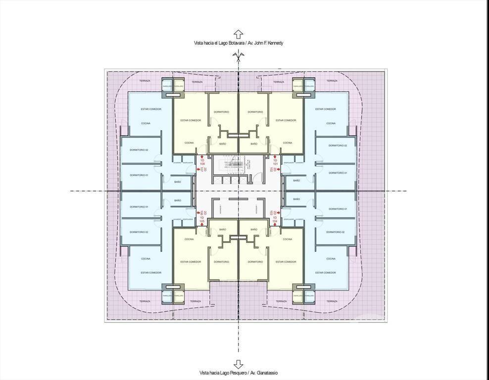 Venta de apartamento de 1 dormitorio con vista al lago en P