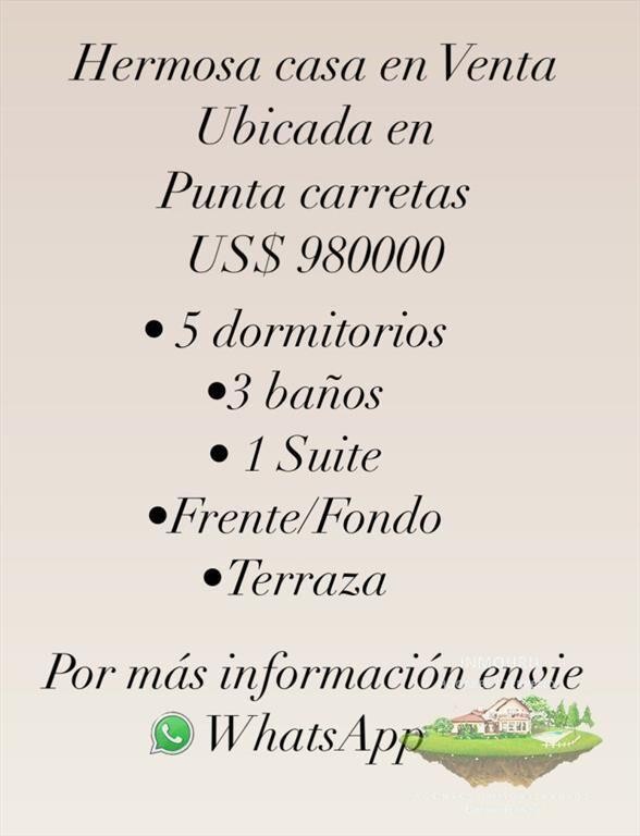 VENTA de hermosa casa de 5 dormitorios ubicada en Punta Car