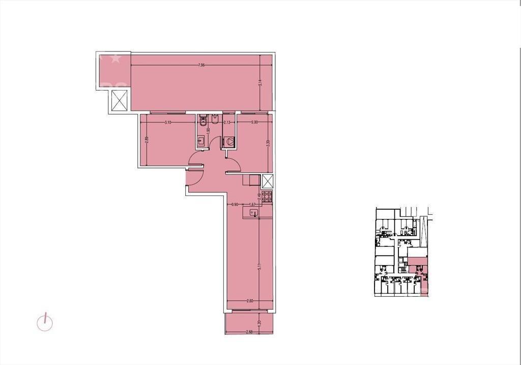 Apartamento de dos dormitorios en venta en  Cordón - 101