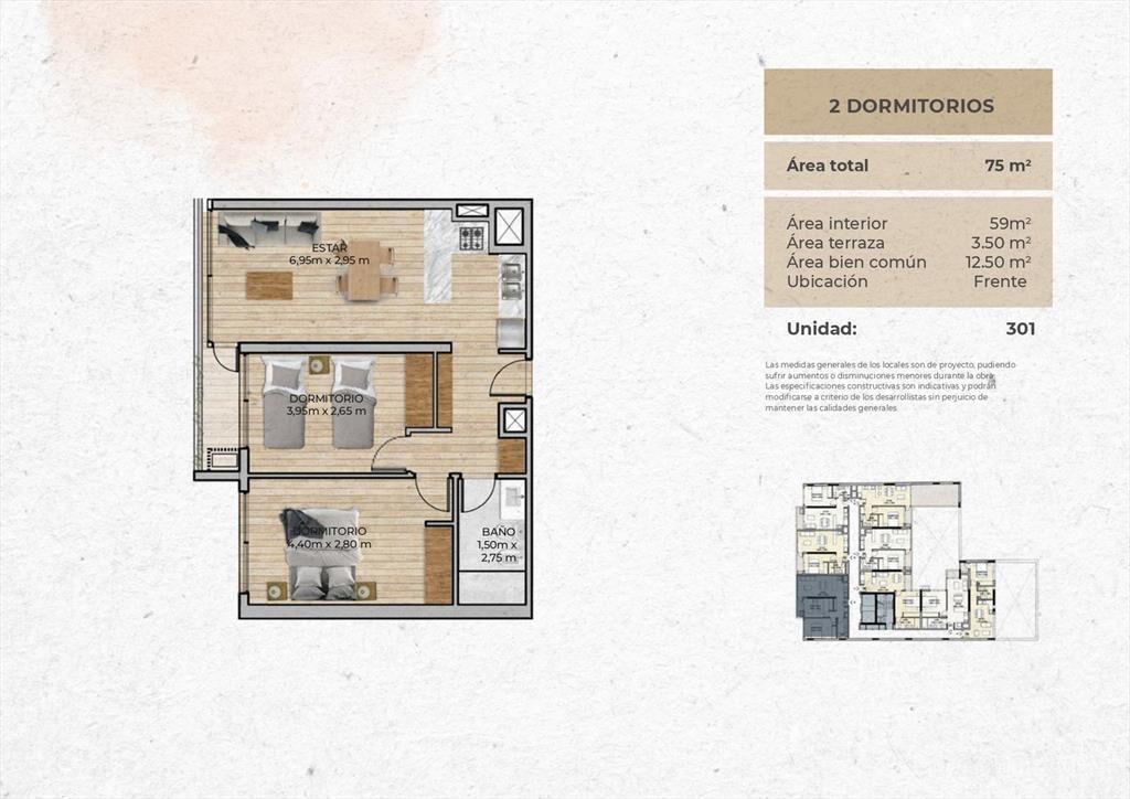 Venta Apartamento 2 Dormitorio en Centro (Montevideo)