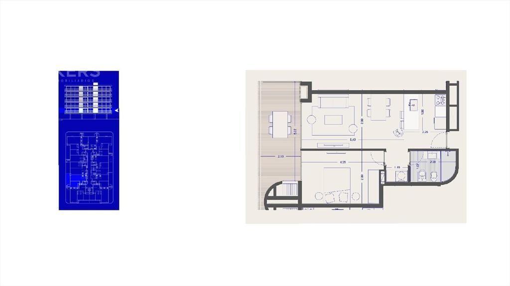 Apartamento de un dormitorio en venta en Ciudad de la Costa