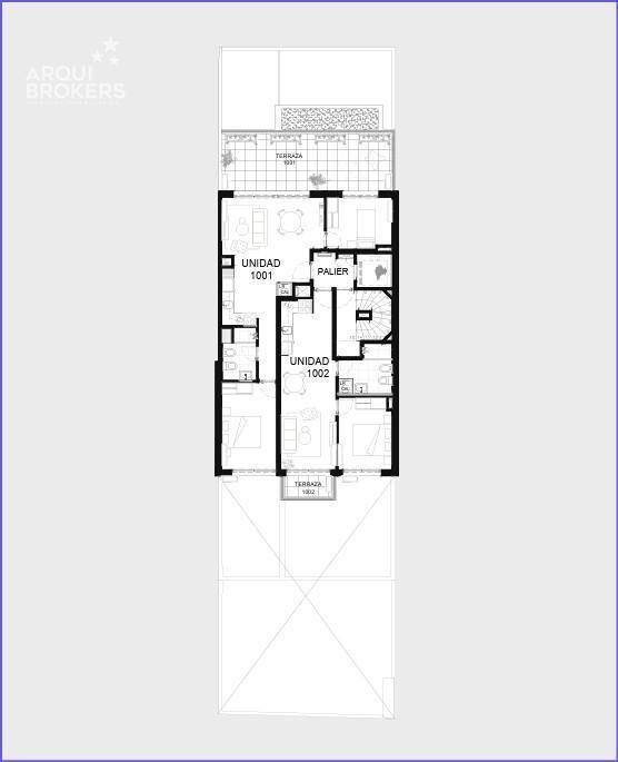 Apartamento de un dormitorio en venta en Cordón Sur - 1002