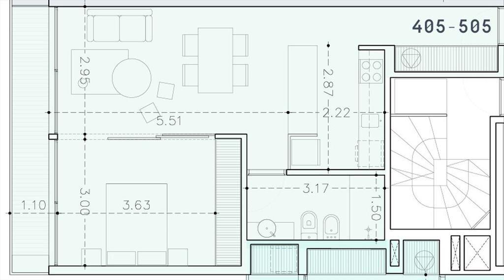 Uy Solano Venta 1 dormitorio en Punta Carretas