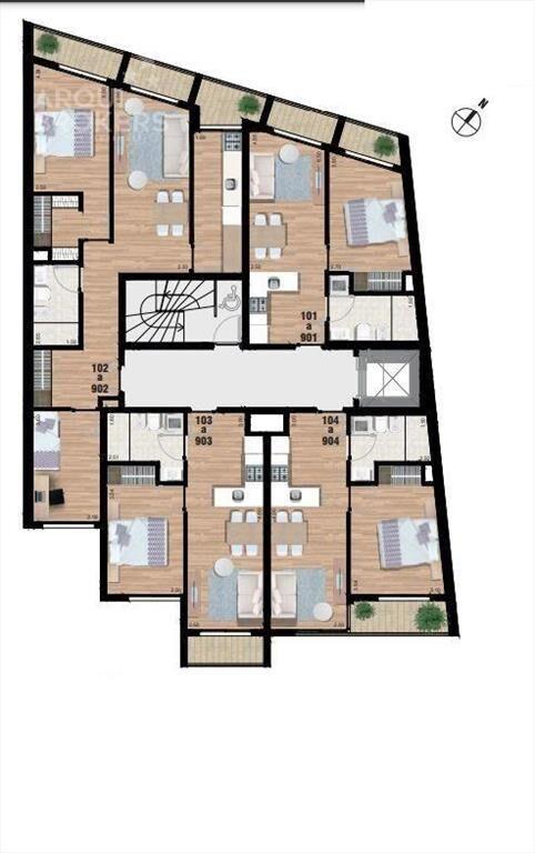 Apartamento de un dormitorio en alquiler en Tres Cruces - 8